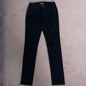 High waisted black jeans